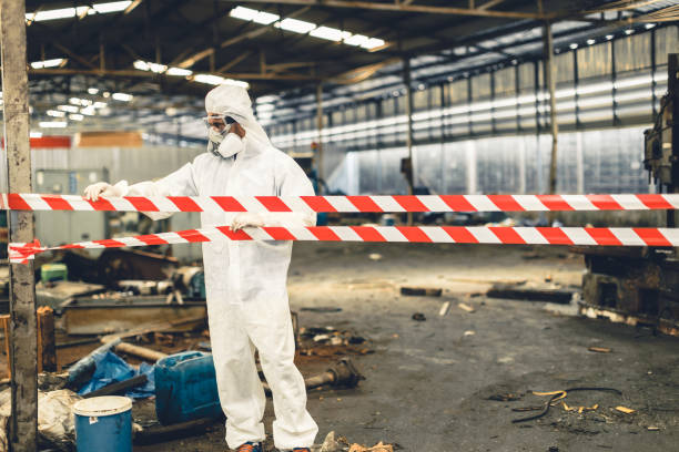 Professional Drug Lab Cleanup technician working in Homer, GA